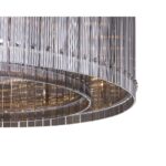 Kore Chandelier - Large - Nickel - Smoke Grey 107930 107930 KORE CHANDELIER LARGE NICKEL SMOKE GREY 6