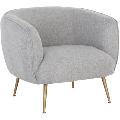 Accent Chairs Burlington - Modern Living 107963 AMARA LOUNGE CHAIR SOHO GREY