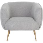 Amara Lounge Chair - Soho Grey 107963 107963 AMARA LOUNGE CHAIR SOHO GREY 1