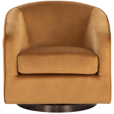 Hazel Swivel Lounge Chair - Dark Bronze - Gold Sky 9 Hazel Swivel Lounge Chair - Dark Bronze - Gold Sky 107966 107966 HAZEL SWIVEL LOUNGE CHAIR DARK BRONZE GOLD SKY 1