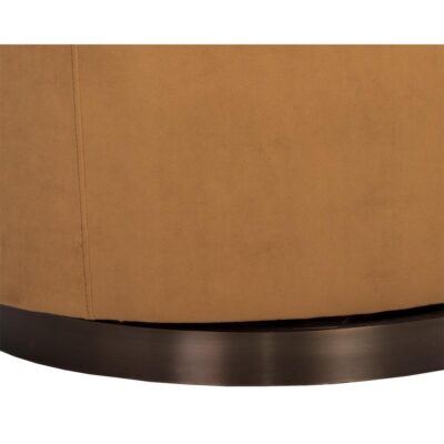 Hazel Swivel Lounge Chair - Dark Bronze - Gold Sky 15 Hazel Swivel Lounge Chair - Dark Bronze - Gold Sky 107966 107966 HAZEL SWIVEL LOUNGE CHAIR DARK BRONZE GOLD SKY 8