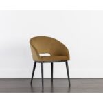 Thatcher Dining Armchair - Black - Gold Sky 107978 107978 THATCHER DINING ARMCHAIR BLACK GOLD SKY 5