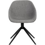 Mccoy Swivel Dining Chair - November Grey / Nightfall Black 108011 108011 MCCOY SWIVEL DINING CHAIR NOVEMBER GREY NIGHTFALL BLACK 1