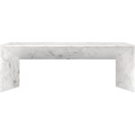 Nomad Coffee Table - Marble Look - White 108025 108025 NOMAD COFFEE TABLE MARBLE LOOK WHITE 2