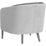 Sheva Armchair - San Remo Winter Cloud / Antonio Charcoal 108052 108052 SHEVA LOUNGE CHAIR SAN REMO WINTER CLOUD ANTONIO CHARCOAL 3