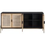 Avida Sideboard - Large - Gold - Black/Natural 108075 108075 LARGE SIDEBOARD 2