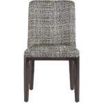 Elisa Dining Chair - Grey Oak - Naya Check Black 108128 108128 ELISA DINING CHAIR GREY OAK NAYA CHECK BLACK 1