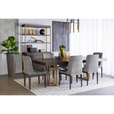 Elisa Dining Chair - Grey Oak - Naya Check Black 19 Elisa Dining Chair - Grey Oak - Naya Check Black 108128 108128 ELISA DINING CHAIR GREY OAK NAYA CHECK BLACK 10