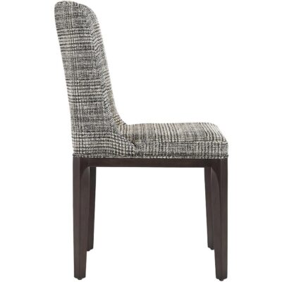 Elisa Dining Chair - Grey Oak - Naya Check Black 12 Elisa Dining Chair - Grey Oak - Naya Check Black 108128 108128 ELISA DINING CHAIR GREY OAK NAYA CHECK BLACK 2