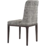 Elisa Dining Chair - Grey Oak - Naya Check Black 108128 108128 ELISA DINING CHAIR GREY OAK NAYA CHECK BLACK 3