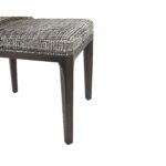 Elisa Dining Chair - Grey Oak - Naya Check Black 108128 108128 ELISA DINING CHAIR GREY OAK NAYA CHECK BLACK 7