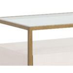 Venice Nightstand - Oyster Shagreen 108148 108148 VENICE NIGHTSTAND OYSTER SHAGREEN 6