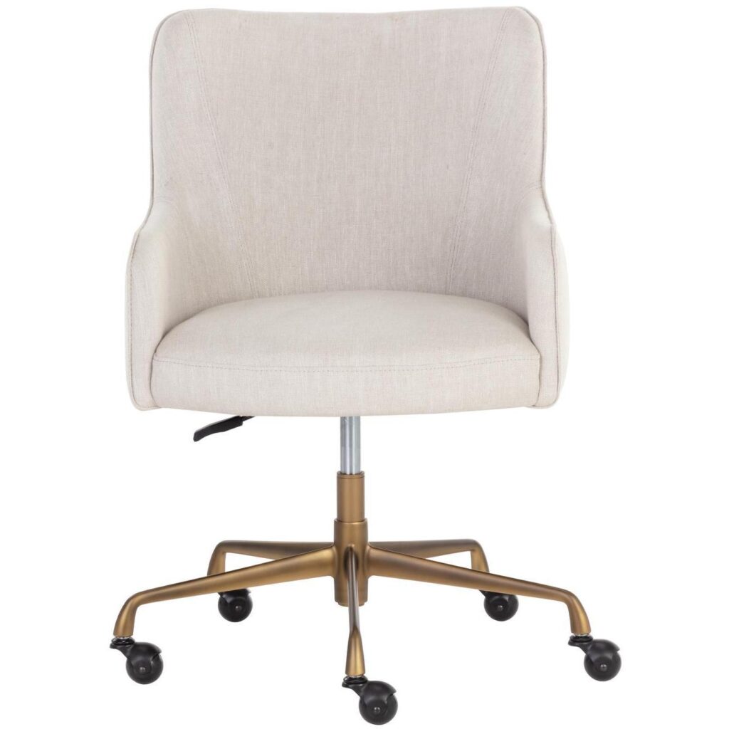 Franklin Office Chair - Beige Linen - Image 2
