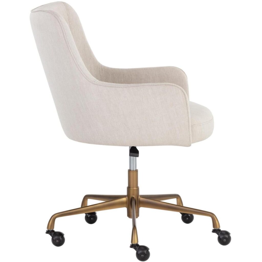 Franklin Office Chair - Beige Linen - Image 3