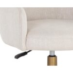 Franklin Office Chair - Beige Linen 108155 108155 FRANKLIN OFFICE CHAIR BEIGE LINEN 6