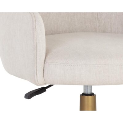Franklin Office Chair - Beige Linen 11 Franklin Office Chair - Beige Linen 108155 108155 FRANKLIN OFFICE CHAIR BEIGE LINEN 6