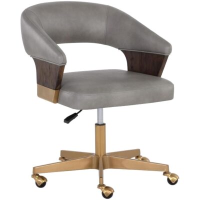 Chair Source 108157 LEONCE OFFICE CHAIR BRAVO METAL