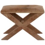 Theodora Stool - Brown 108192 108192 THEODORA STOOL COGNAC 1