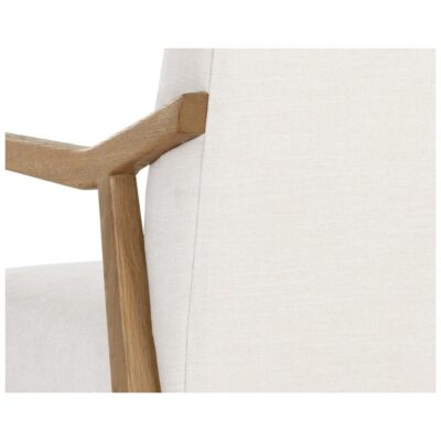 Collin Office Chair - Natural - Heather Ivory Tweed 108205 108205 8