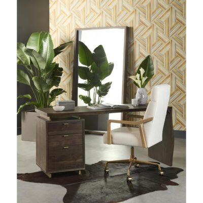 Collin Office Chair - Natural - Heather Ivory Tweed 108205 108205 9