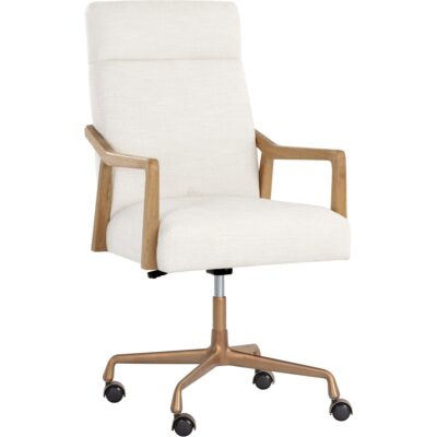 Chair Source 108205 COLLIN OFFICE CHAIR HEATHER IVORY TWEED