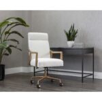 Collin Office Chair - Natural - Heather Ivory Tweed 108205 108205 COLLIN OFFICE CHAIR HEATHER IVORY TWEED 5