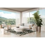 Palma Hand-Woven Rug - Green / Beige - 8' X 10' 108289 108289 PALMA HAND WOVEN RUG GREEN BEIGE 8 X 10 10