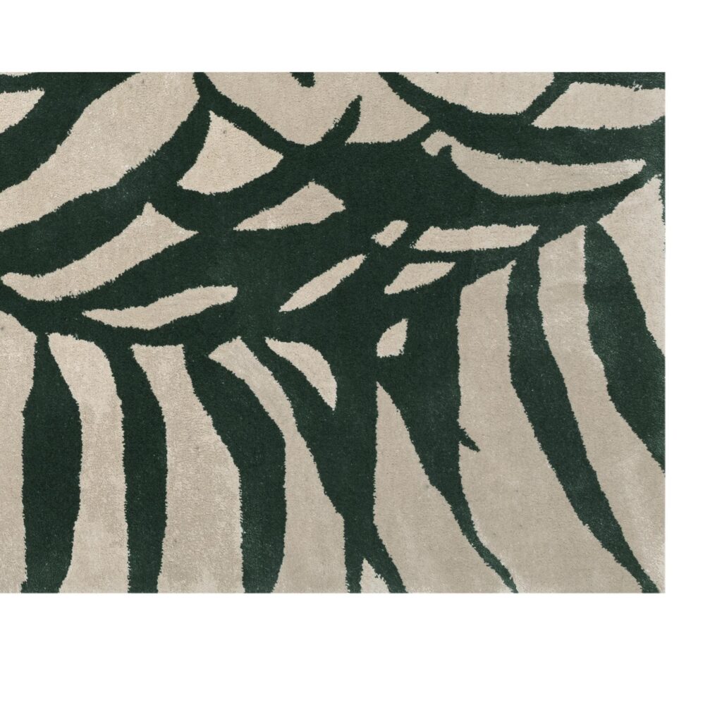Palma Hand-Woven Rug - Green / Beige - 8' X 10' - Image 6