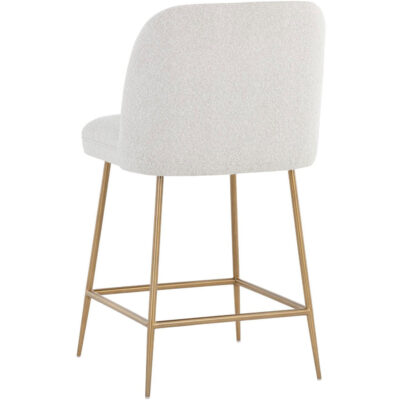 Kelty Counter Stool - Gold - Copenhagen White 9 Kelty Counter Stool - Gold - Copenhagen White 108423 108423 KELTY COUNTER STOOL GOLD COPENHAGEN WHITE 3