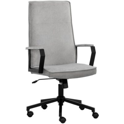 Chair Source 108448 SWANSON OFFICE CHAIR POLO CLUB STONE BRAVO METAL