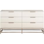 Rebel Dresser - Small - Champagne Gold - Cream 108498 108498 REBEL DRESSER CHAMPAGNE GOLD CREAM 3