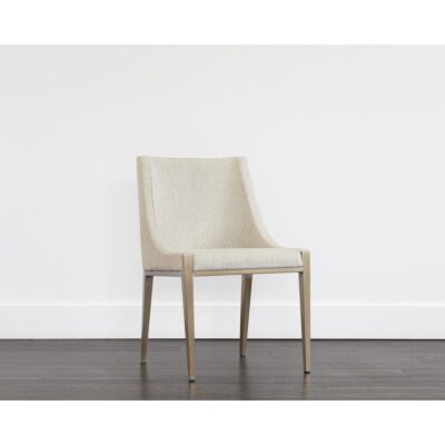Dionne Dining Chair - Monument Oatmeal 108509 108509 DIONNE DINING CHAIR MONUMENT OATMEAL 5