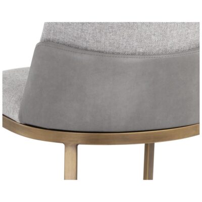 Marie Dining Chair - Belfast Heather Grey / Bravo Metal 108546 108546 MARIE DINING CHAIR BELFAST HEATHER GREY BRAVO METAL 8