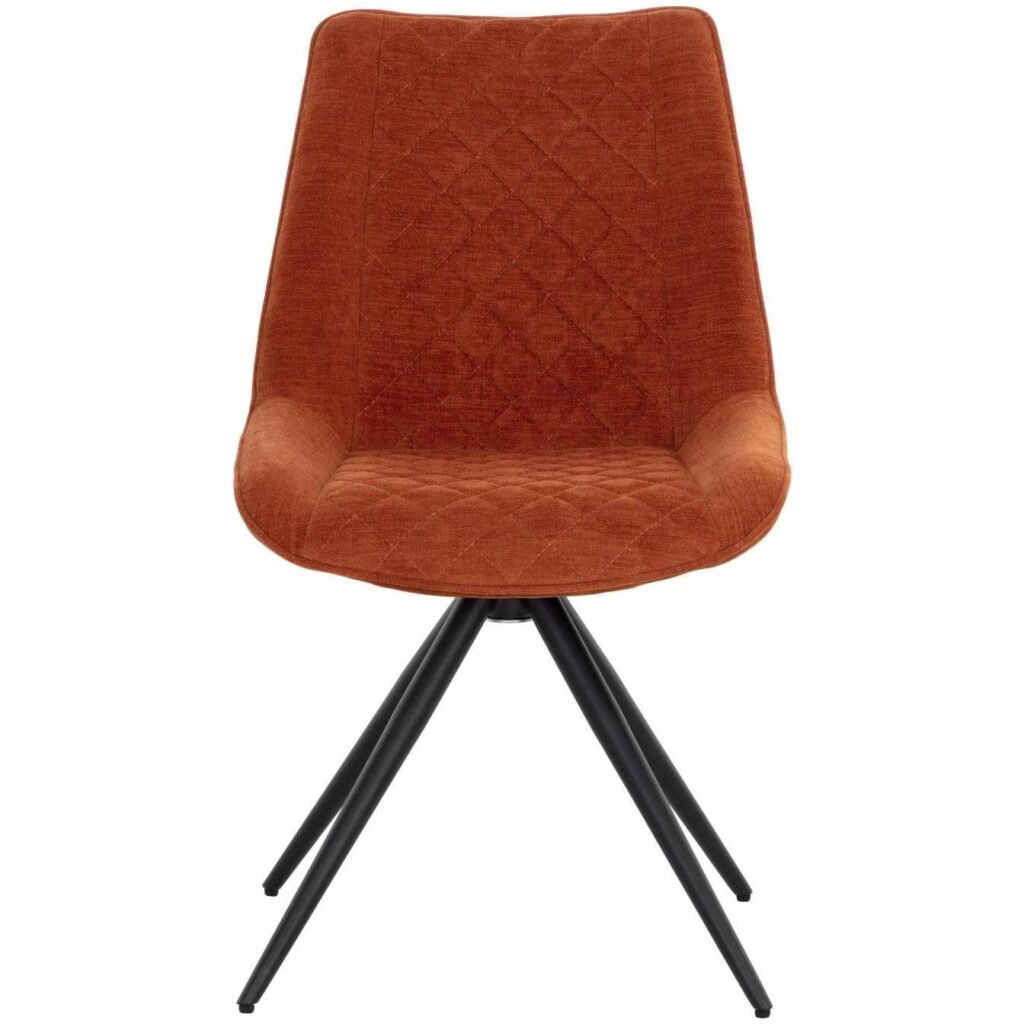 Freya Swivel Dining Chair - Danny Rust - Image 2