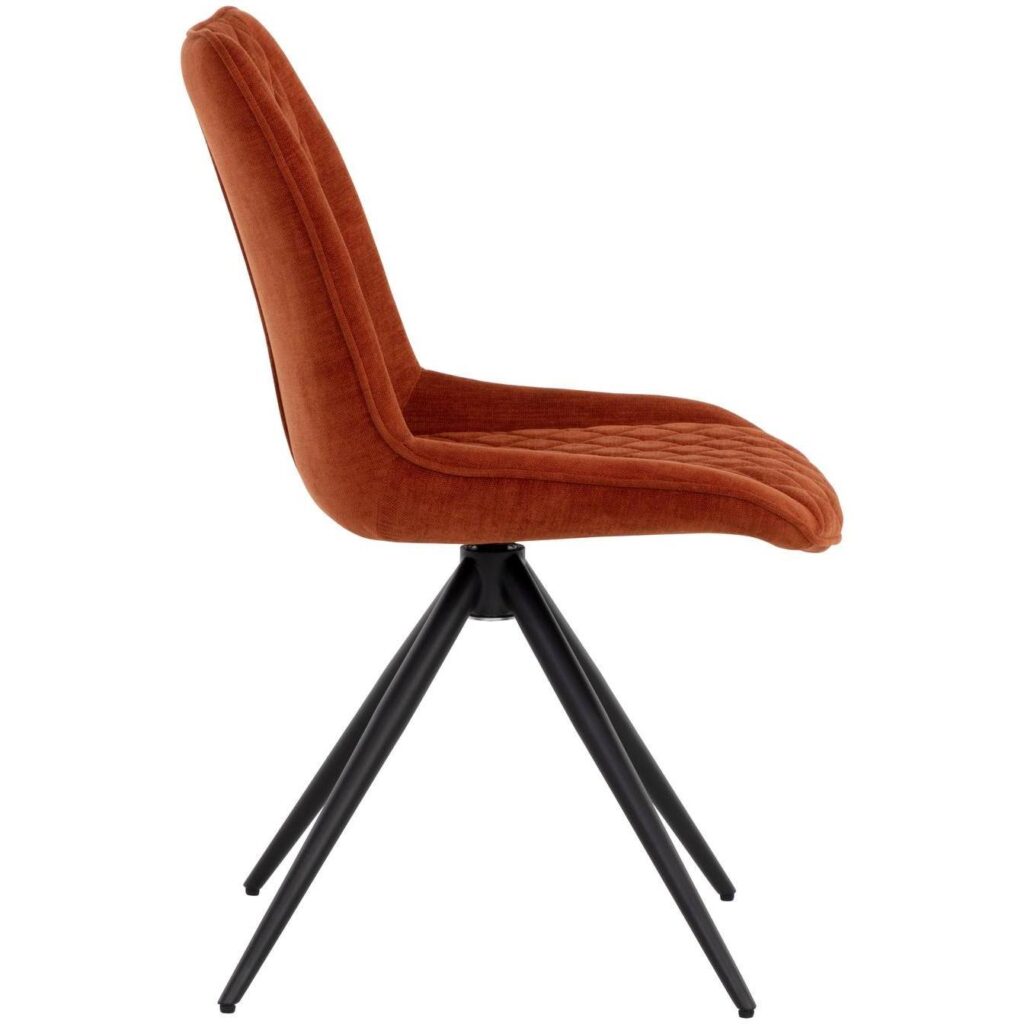 Freya Swivel Dining Chair - Danny Rust - Image 3