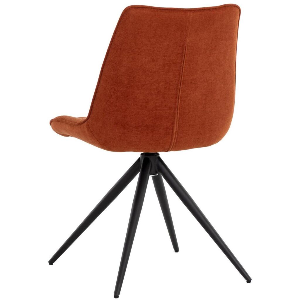 Freya Swivel Dining Chair - Danny Rust - Image 4