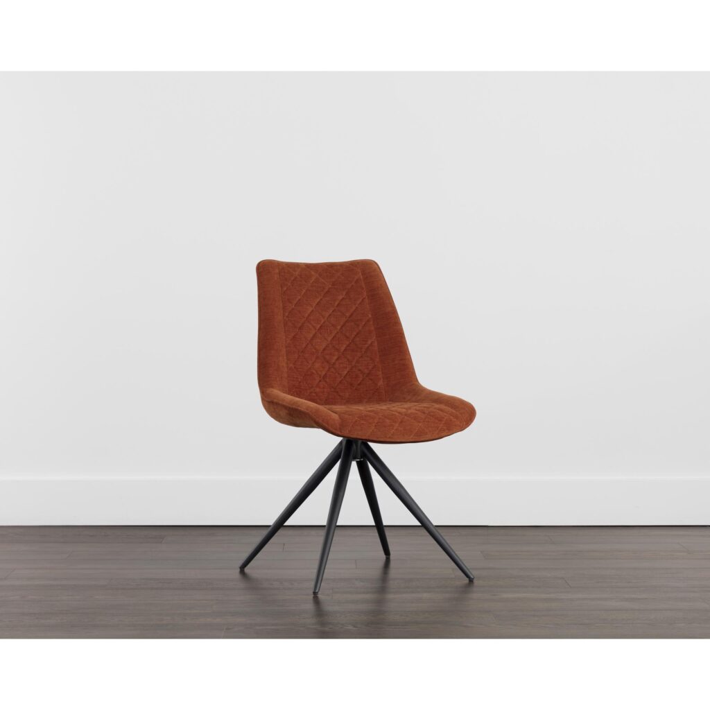 Freya Swivel Dining Chair - Danny Rust - Image 5