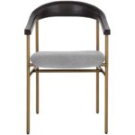 Giorgio Dining Armchair - Polo Club Stone 108692 108692 GIORGIO DINING ARMCHAIR POLO CLUB STONE 1