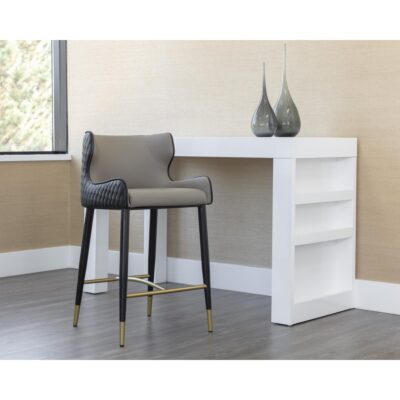 Gianni Counter Stool - Dillon Stratus / Dillon Black 10 Gianni Counter Stool - Dillon Stratus / Dillon Black 108714 108714 GIANNI COUNTER STOOL DILLON STRATUS DILLON BLACK 5