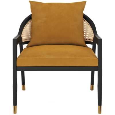 Kirsten Lounge Chair - Gold Sky 108716 108716 KIRSTEN LOUNGE CHAIR GOLD SKY 1