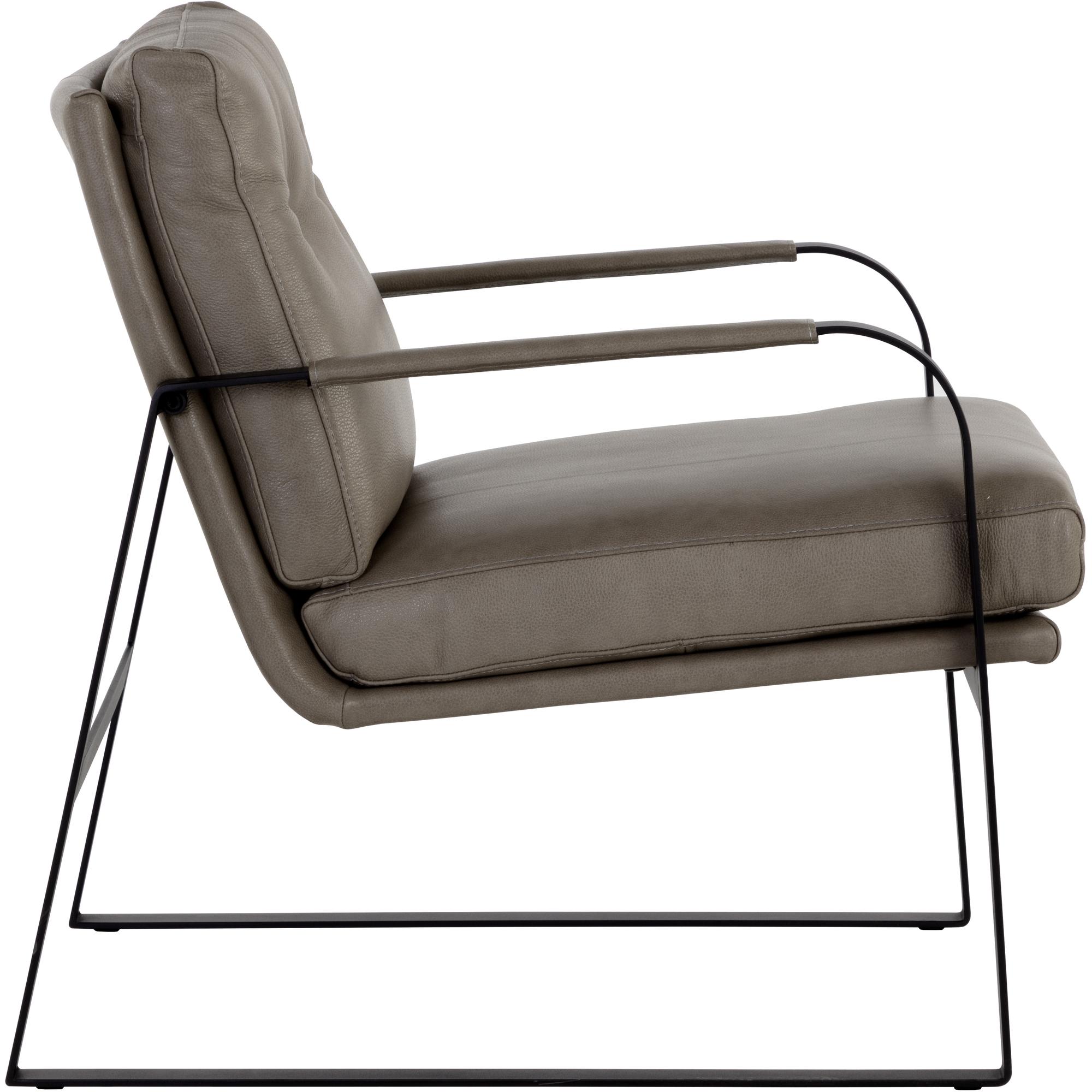 Sterling Lounge Chair - Missouri Stone Leather 3 Sterling Lounge Chair - Missouri Stone Leather - Image 3
