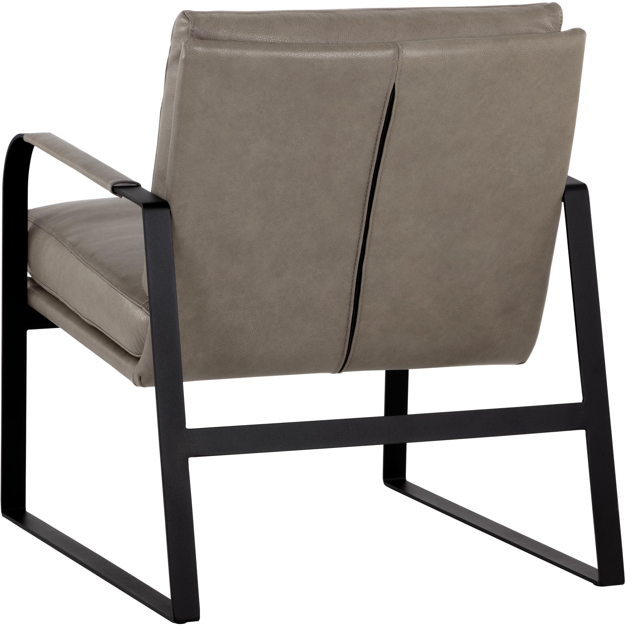 Sterling Lounge Chair - Missouri Stone Leather 4 Sterling Lounge Chair - Missouri Stone Leather - Image 4