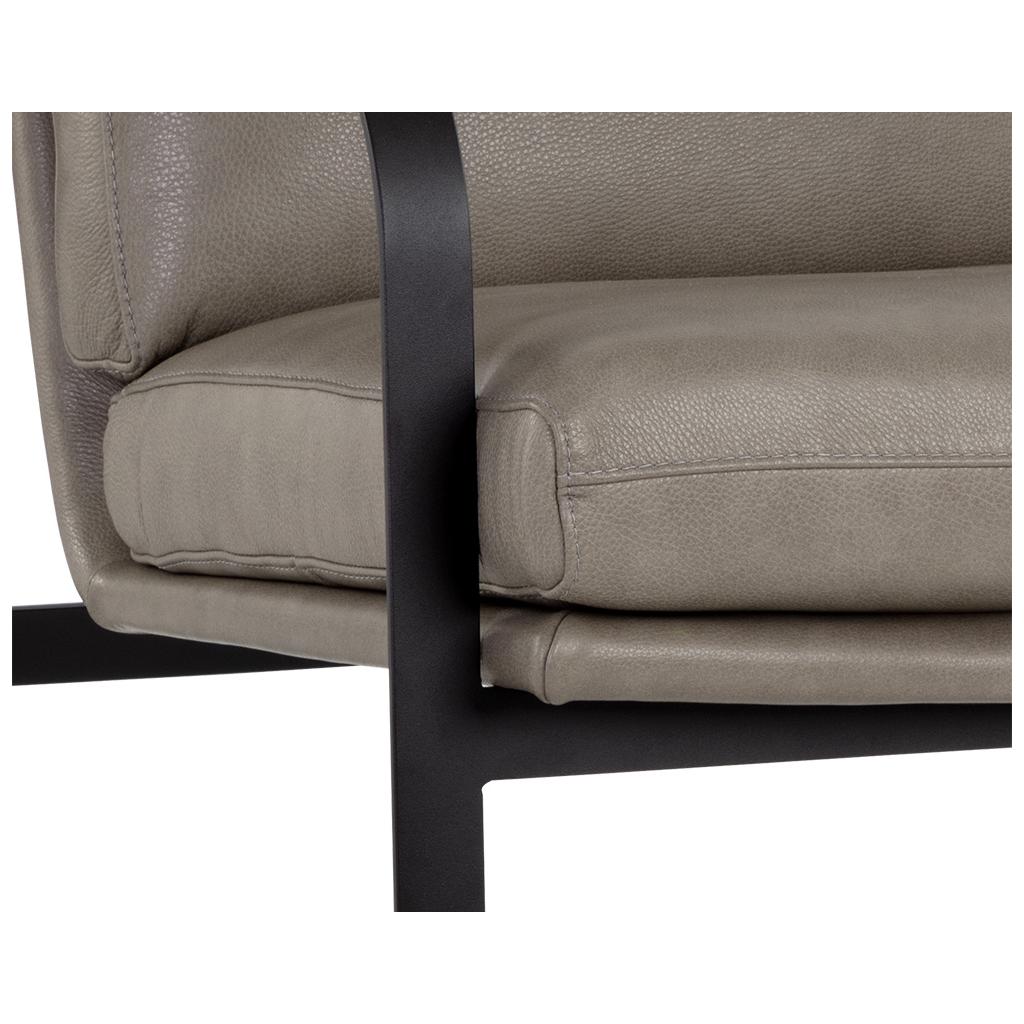 Sterling Lounge Chair - Missouri Stone Leather 6 Sterling Lounge Chair - Missouri Stone Leather - Image 6