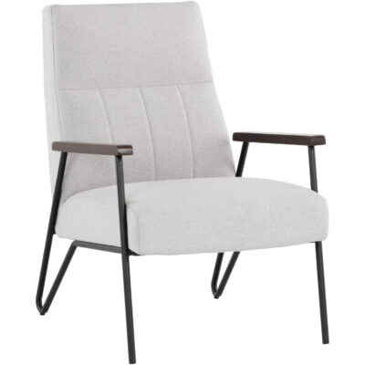 Accent Chairs Burlington - Modern Living 108727 COELHO LOUNGE CHAIR LIGHT GREY