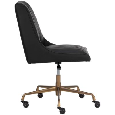 Halden Office Chair - Vintage Black 108729 108729 HALDEN OFFICE CHAIR VINTAGE BLACK 2