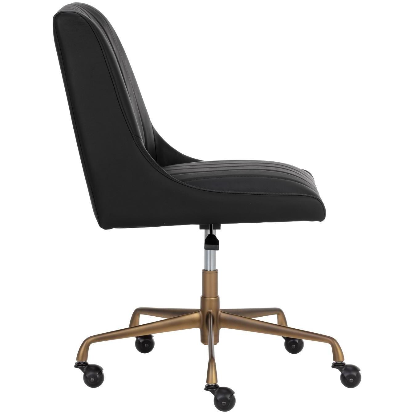 Halden Office Chair - Vintage Black - Image 3