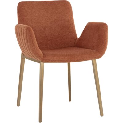 Lucano Dining Armchair - Belfast Rust