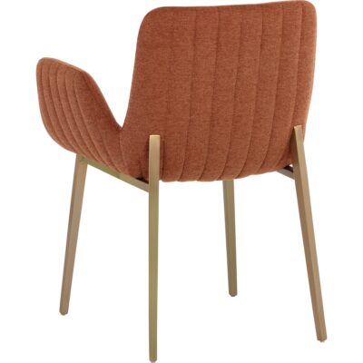 Lucano Dining Armchair - Belfast Rust 108731 108731 LUCANO DINING ARMCHAIR BELFAST RUST 23