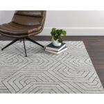 Mazey Hand-Loomed Rug - Grey - 9' X 12' 108737 108737 MAZEY HAND LOOMED RUG GREY 9 X 12 5