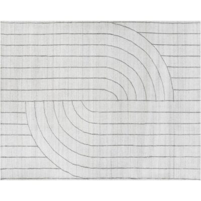 Fez Hand-Loomed Rug - Ivory / Grey - 8' X 10'